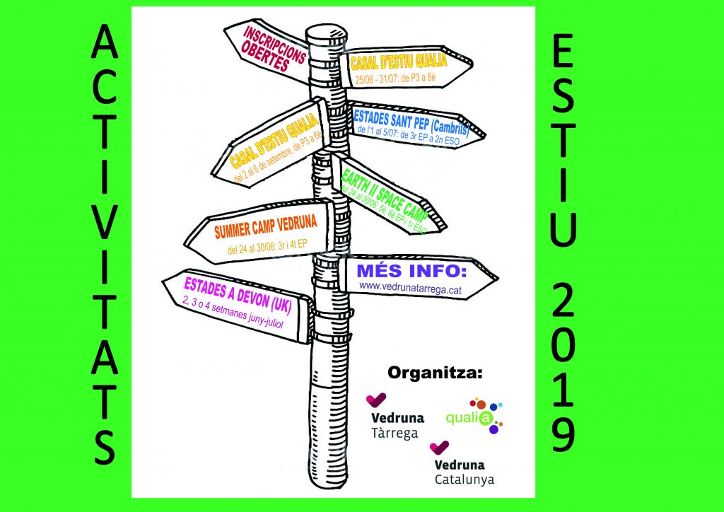 ACTIVITATS ESTIU 2019